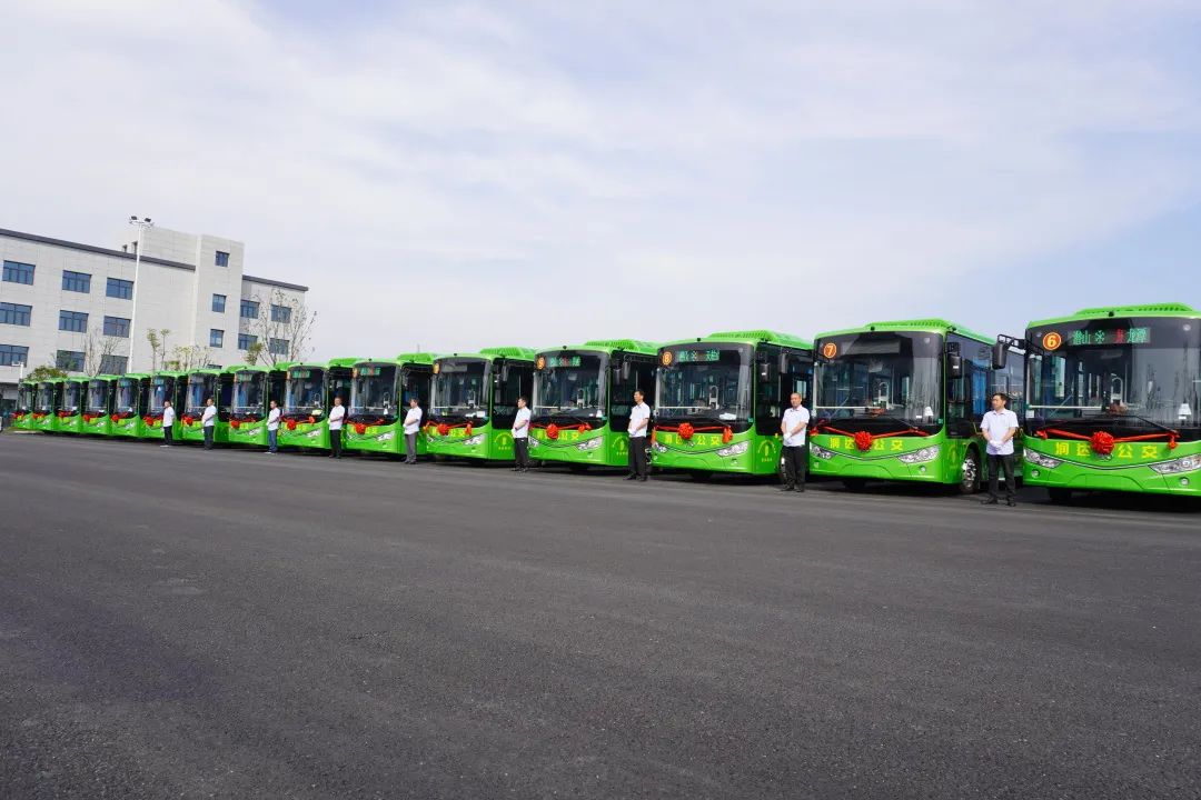 Lot d'autobus de haute qualité Ankai livrés à la ville de Qianshan