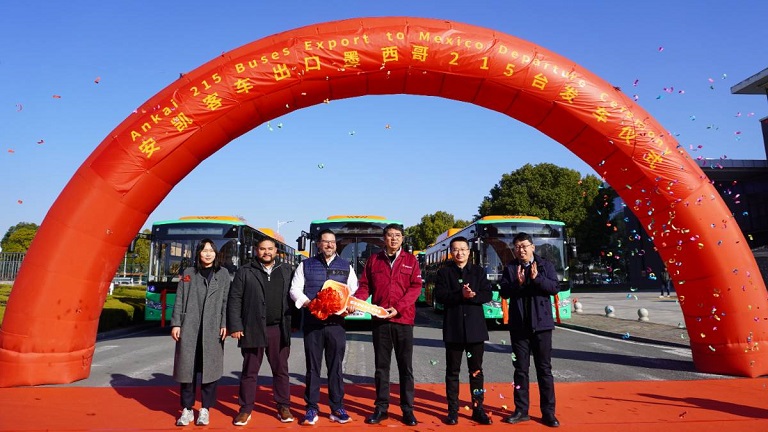 La nouvelle année commence par un premier succès à l'export ! 215 bus Ankai continuent de conquérir le marché mexicain.