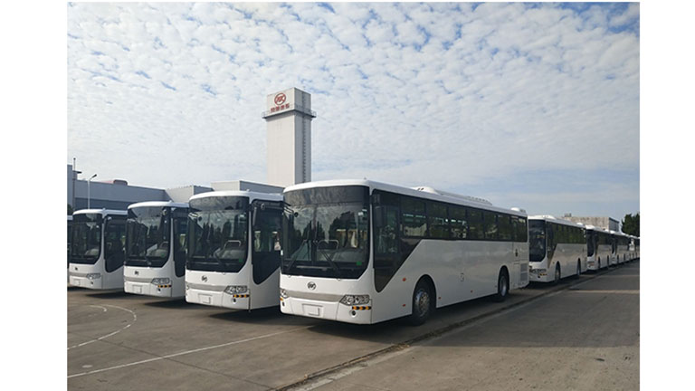 30 Ankai des bus vont en Arabie saoudite pour servir les travailleurs locaux
