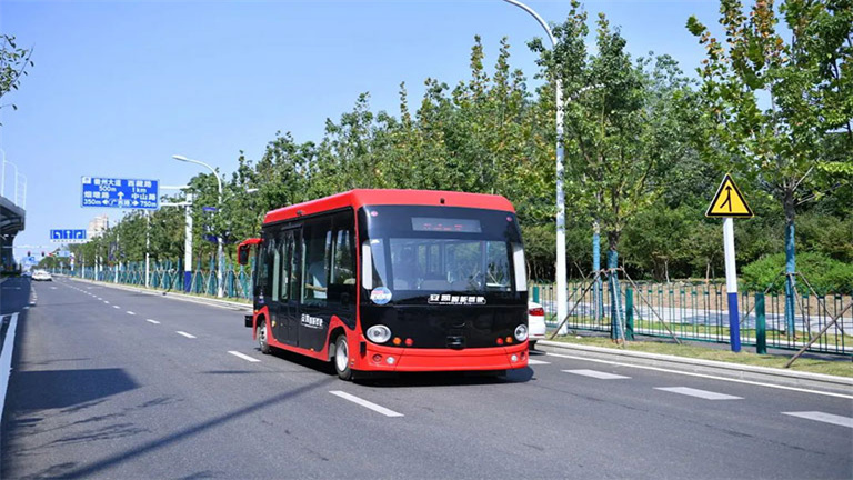 ankai bus contribue à accélérer la commercialisation de la conduite sans conducteur
