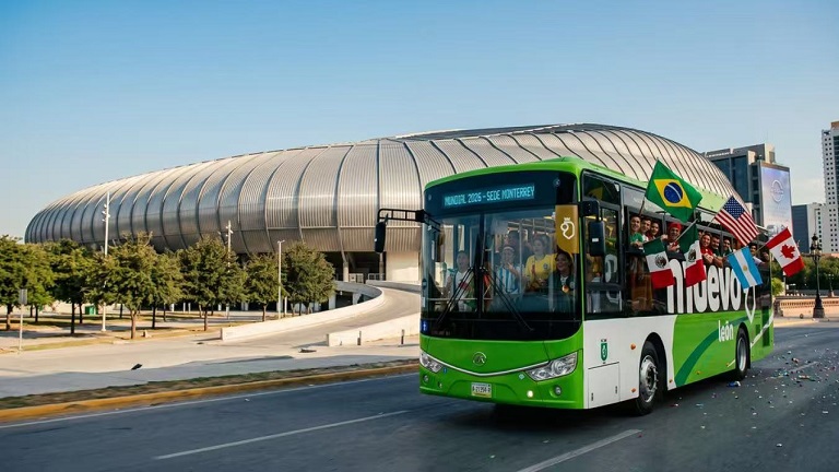 Un savoir-faire exquis, protège l’événement – Ankai C9 assure avec succès des missions de navette pour le site de Monterrey de la Coupe du Monde de la FIFA 2026