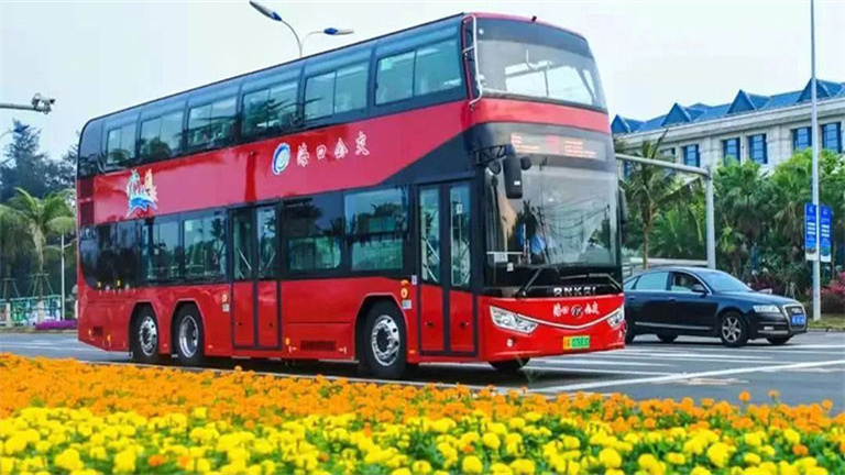 les nouveaux bus énergétiques ankai arrivent à hainan
