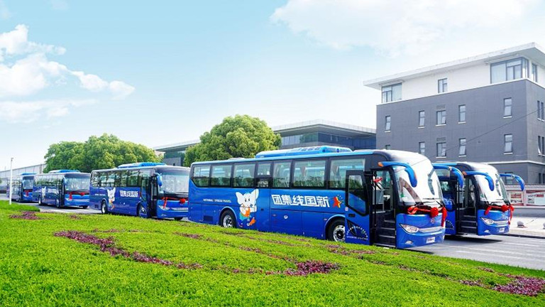 Des bus touristiques Ankai Electric A6 livrés au Guangxi