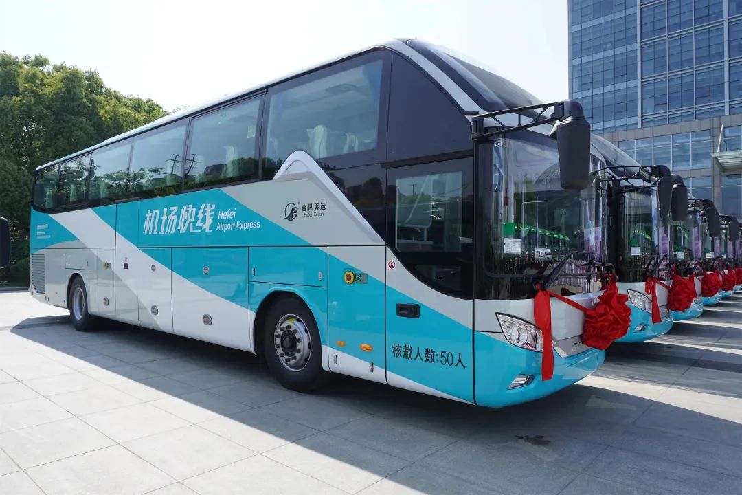 Livraison par lots de bus haut de gamme Ankai au transport de passagers Hefei